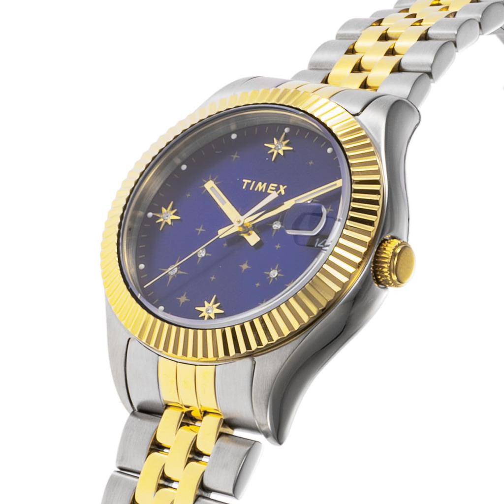 TIMEX Trend Quartz Water Mineral Blue Unisex Watch, Movement, Resistant, Glass, Dial, TW2W21800, [Authentic]