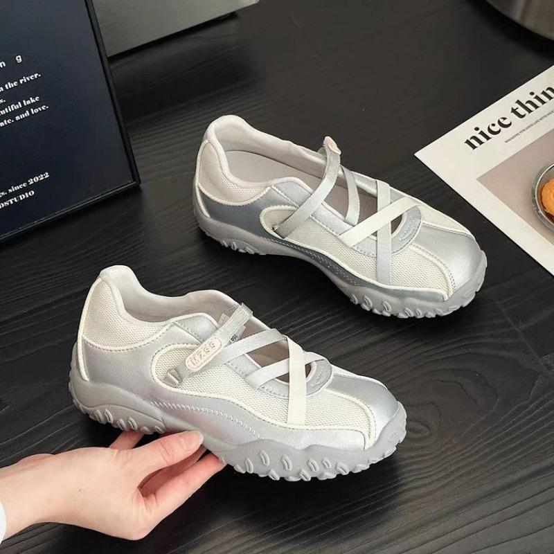 

Cross-strap lazy one-pedal women s shoes summer new thick-soled heightening sports shoes fashion versatile casual shoes 40