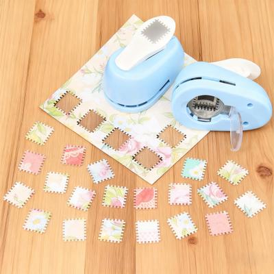 Rechteckiger Briefmarken-Bastelstanzer Stempel Prägewerkzeug für Scrapbooking DIY Kartenherstellung Einfach zu bedienen Papierstanzer