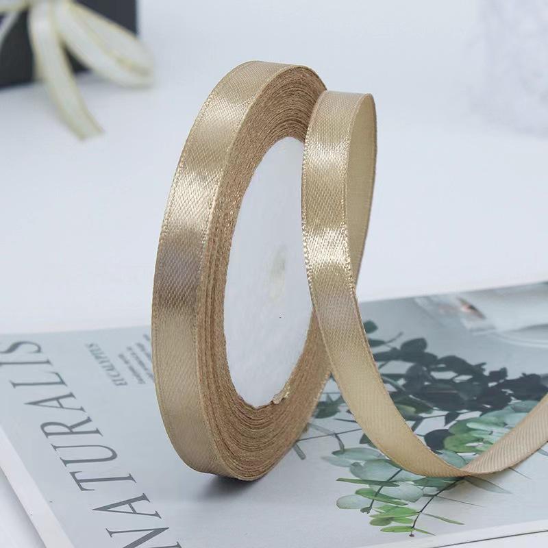 1Cm Ribbon Gift Wrapping Ribbon Cake Baking Ribbon Wedding Bow Accessories Ribbon