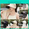 Summer Outdoor Sun Hat With Removable Face Shield For Women Lightweight Uv Protection