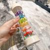 Wooden Rain Sound Tube Instrument Rain Maker Rain Stick Musical Instrument Hourglass Music Shaker Toy Hearing Enlightenment Toys