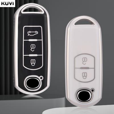 Tpu Car Remote Key Case Cover Shell Fob For Mazda 2 3 6 Atenza Axela Demio Cx-5 Cx5 Cx-3 Cx3 Cx7 Cx-7 Cx-9 Cx9 Mx5 Accessories