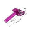 Motorcycle Accelerator Handlebar 22mm Universal For Pit Dirt Bike Motocross ATV Off Road Vehicle CNC Aluminum Alloy Purple