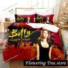 3D Print Buffy the Vampire Slayer Bedding Set Boys Girls Twin Queen King Size Duvet Cover Pillowcase Bed boys Adult