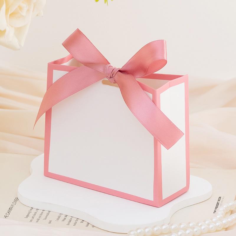 2025 European Style Wedding Candy Handbag Box - Elegant and Fresh Design