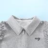Montagut Girls' Summer Ruffled Polo Top and Skirt Set