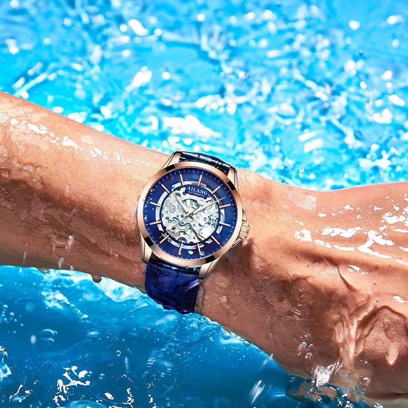 AILANG Neue Uhr Herren Maschinenuhr Vollautomatische Hollow Trend Herrenuhr