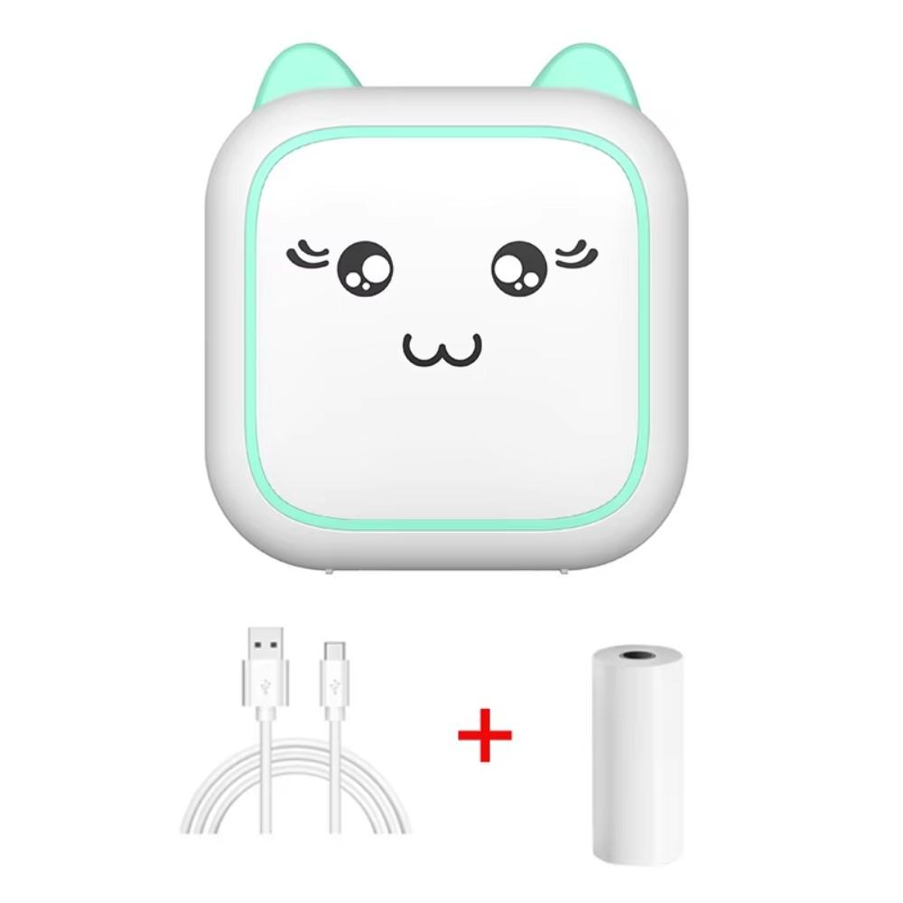 Mini Printer Thermal Adhesive Label Sticker Printer Bluetooth Mini Pocket Label Notes Printer for Home and Office Android IOS