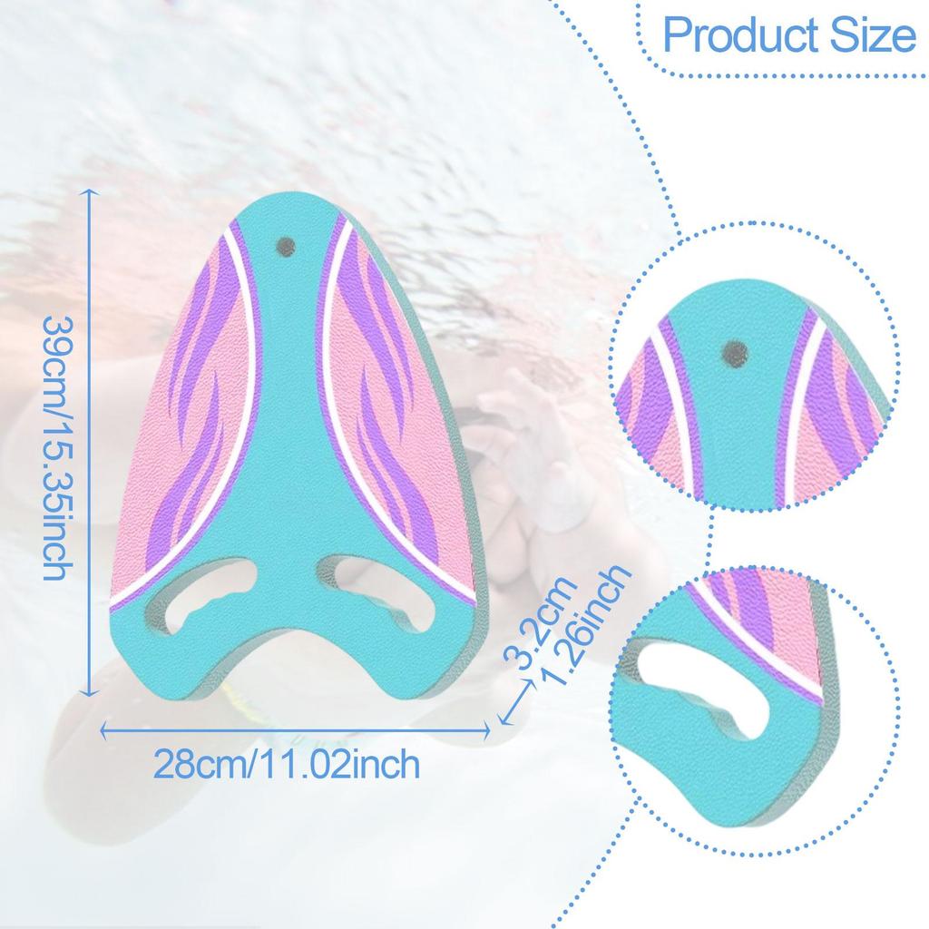 Swimming Kickboard Beach Easy to Grip for Men Women Children Lightweight Swim Learning Pool Float Board Training Swimming Aid