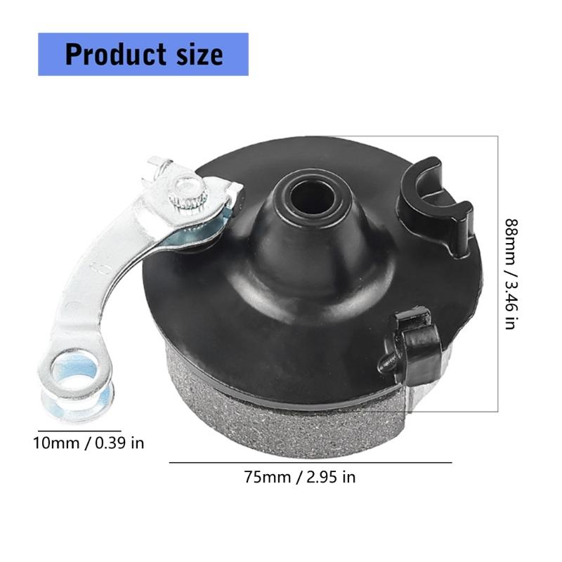 Premium Front Drum Brake System Electric Scooter Braking Assembly Quick Response Design Metal Brake Shoes For Urban Commuting