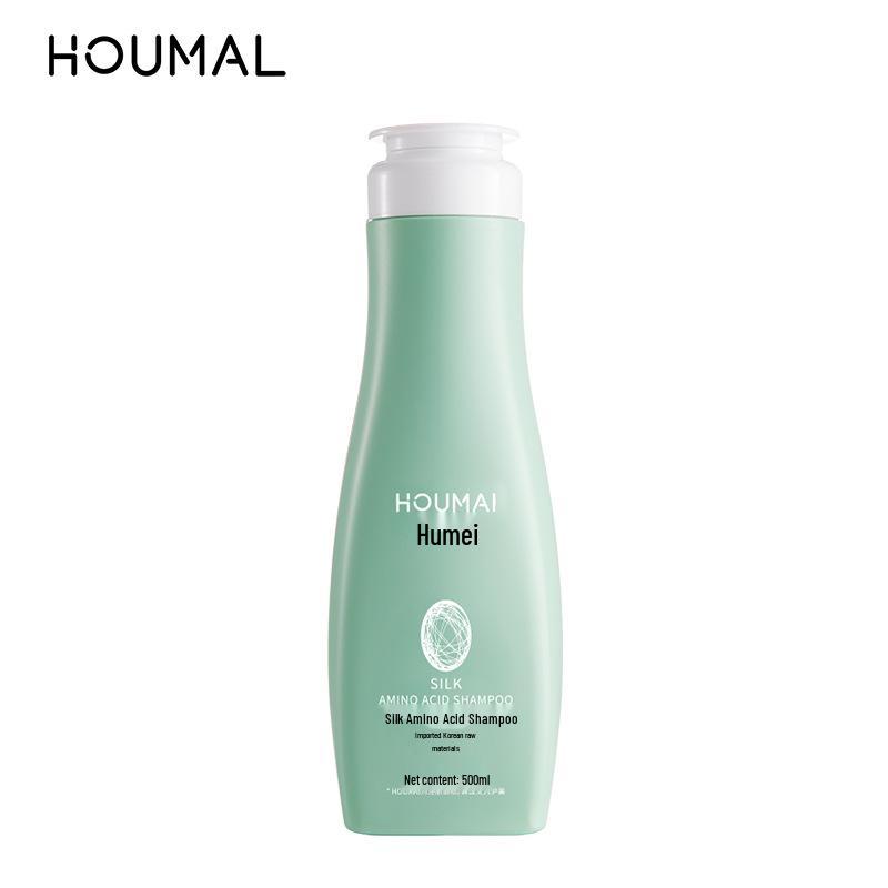 Hu Mei Goat Milk Shampoo: Smooth & Frizz-Free with Amino Acids, Scalp Oil Control