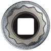 TONE Deep Socket Inch Wrench (12-point) 4DB-30L, 12.7mm (1/2") Drive, 15/16 Size.