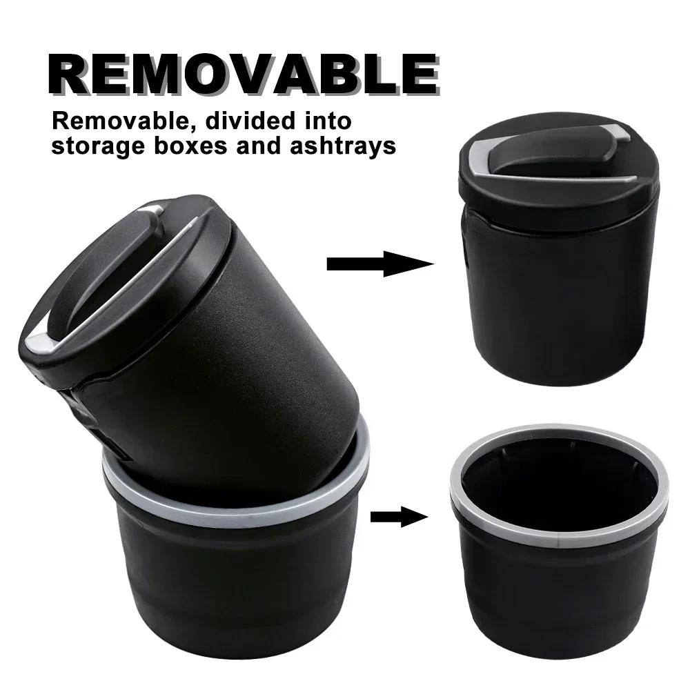 FIT Car New Honda Car Ashtrays Portable Car Auto LED Light Cigarette Cigar Ash Cylinder For Honda Civic City Cry Accord CB500 C