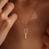 Sportliche Vergoldete Hohl-Tennisracket-Anhänger Halskette Für Damen Modeschmuck Accessoires Geschenke