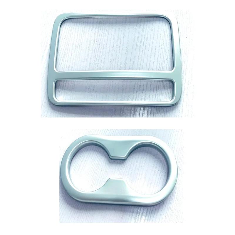 For Mazda CX60 cx 60 2024 ABS Car Interior Rear Seat Car Air Conditioner Outlet Vent Rear Water Cup Holder Cover Trim
