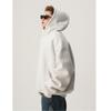 Mens Oversized Hooded Sweatshirt Loose Fit Casual Long Sleeve Pullover Streetwear Plain Color Unisex