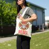 6x Nomad Sari Iconic Basic Tote Bag - REBEL - Natural 4oz