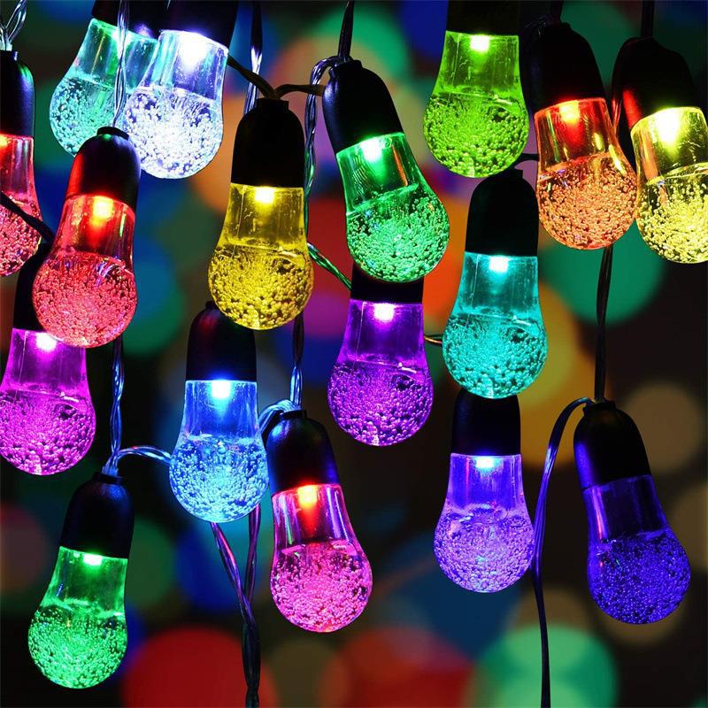 

Solar String Lights Outdoor Waterproof Mini Globe String Lights Solar Patio Fairy Lights for Camping Tent Garden Christmas Decor 5m 20leds