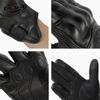 Summer Motorcycle Riding Leather Anti-Drop Breathable Gloves Touch Screen Sheepskin Vintage Biker Gear