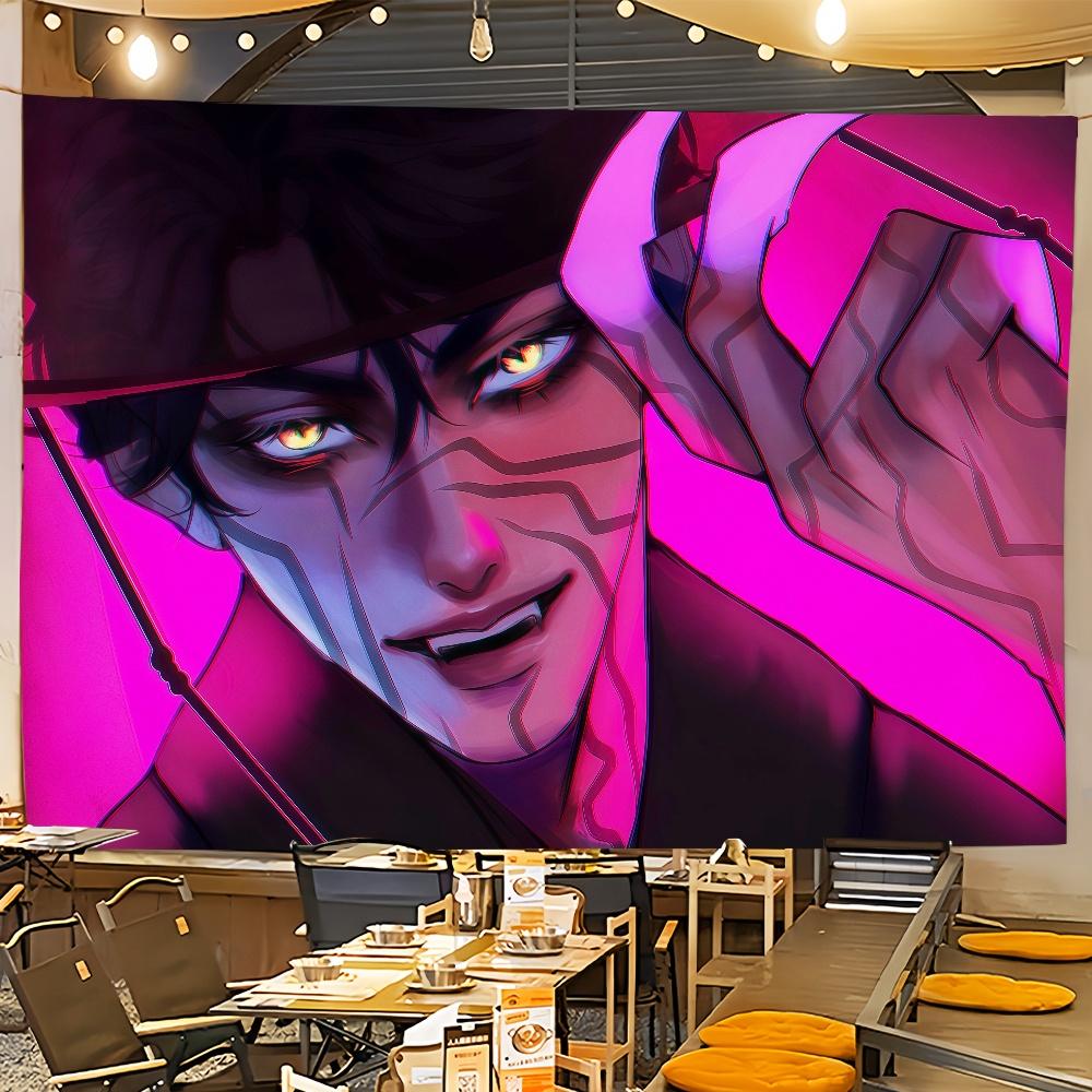 Anime Tapestry  Art K-kpop D-demon H-hunters Flag For Room Dorm Camping Party Garage Bar Picnic Decoration Banner Wall Tapestry