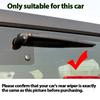For Jeep Wrangler JK 2007-2015 68002490AB Car Accessories Rear Windshield Windscreen Washer Wiper Arm Blade Set 2010 2011 2012