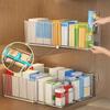 Plastic Expandable Storage Box Large Capacity with Dividers Adjustable Drawer Organizer Transparent Makeup Storage Container