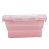 2PCS Collapsible Design Lunch Storage Container Silicone Airtight Kitchen Organizer  For Picnics