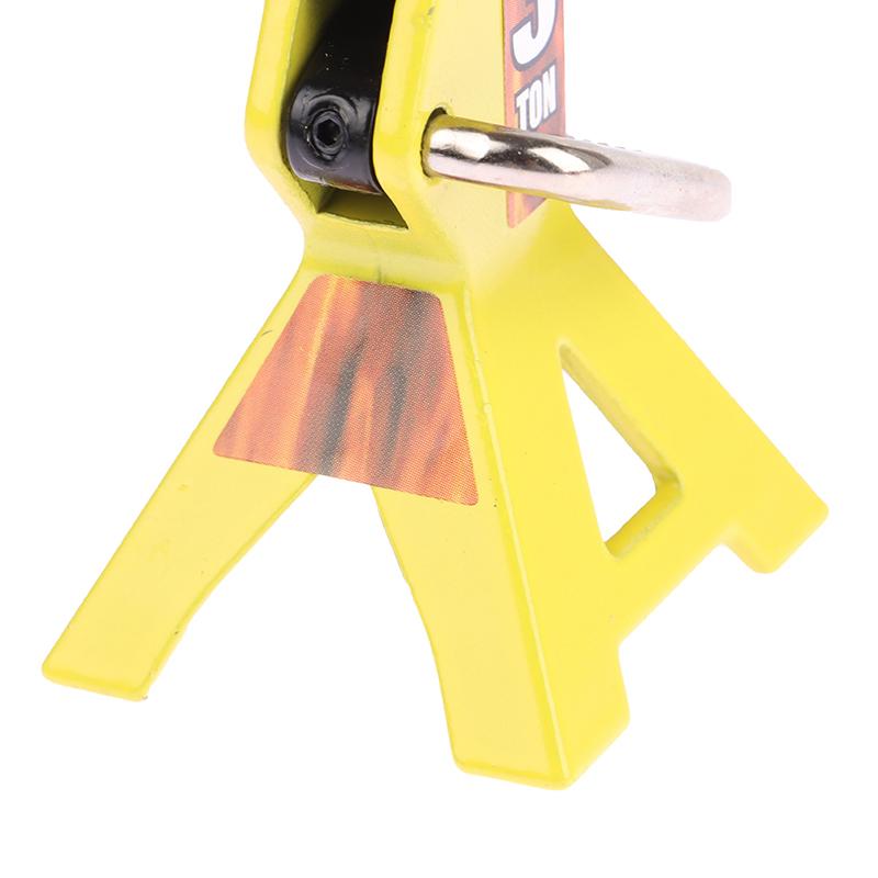 Floor Simulation Jack Stands Lift Pair Rack For Remote Toy Car Truck Tire Change Lifting Support Stand Scene Accessories
