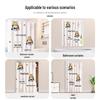 Cartoon Bouncing Rabbit Waterproof Shower Curtain Set