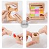 Wooden Pretend Play Makeup Toys For Girls Simulation Cosmetics Kit Toddler Lipstick Eye Shadow Sets Beauty Dress Up Gift For Kid