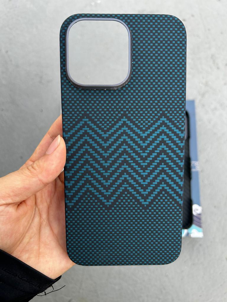 Real Aramid Carbon Fiber Phone Case Cover On For Iphone 13 14 15 16 Pro Max 16Pro ProMax I14 I15 I16 Magnetic Cover for Magsafe