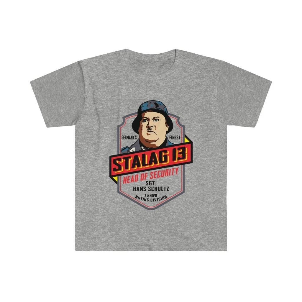 Stalag 13 Sgt. Schultz Head of Security Hogan s Heroes Softstyle T-Shirt M