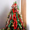 Christmas Tree Bow Pendant Christmas Ribbon Pendant Scene Arrangement Props