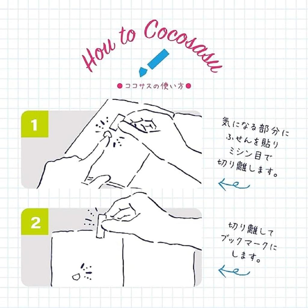 Chiikawa Sticky Notes Cocosasu Pastel