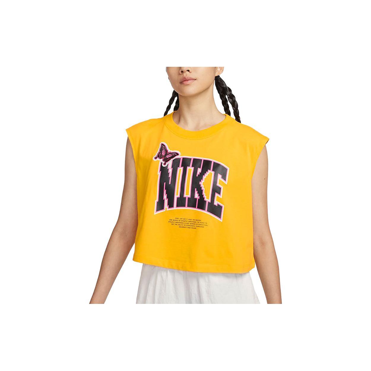 

New Nike Tank Top Women s University Gold FD2574-739 XL