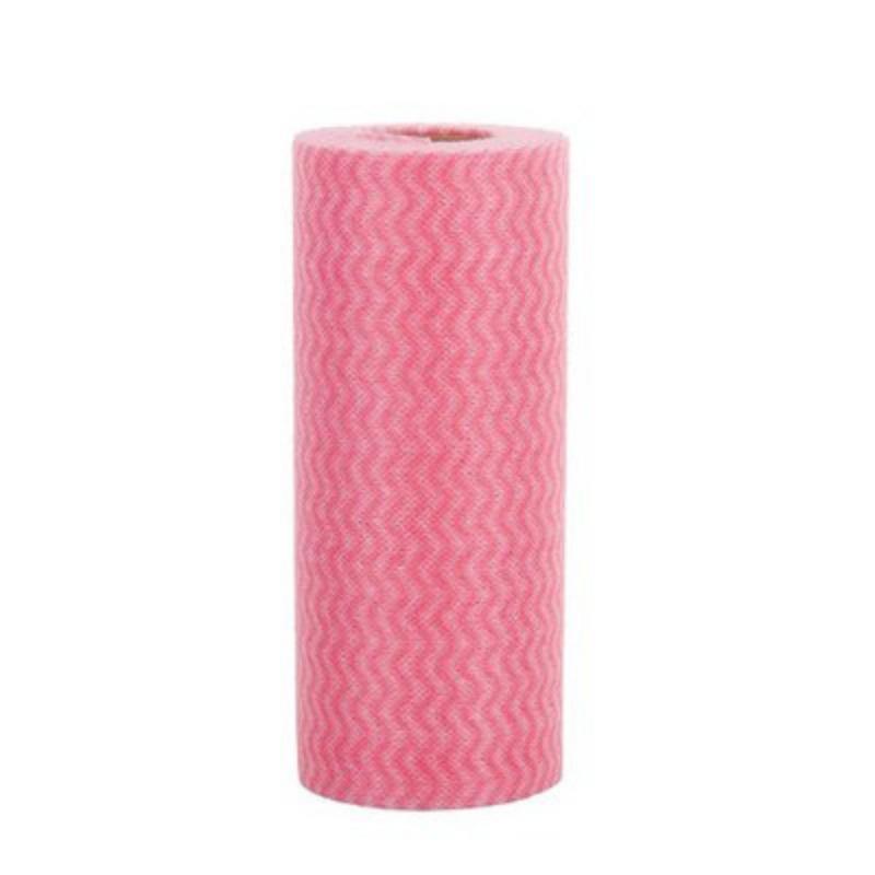 50PCS/Roll Disposable Cleaning Cloth Non-woven Multifunctional Self-cleaning Cloth Household Kitchen Dishwashing Window Car