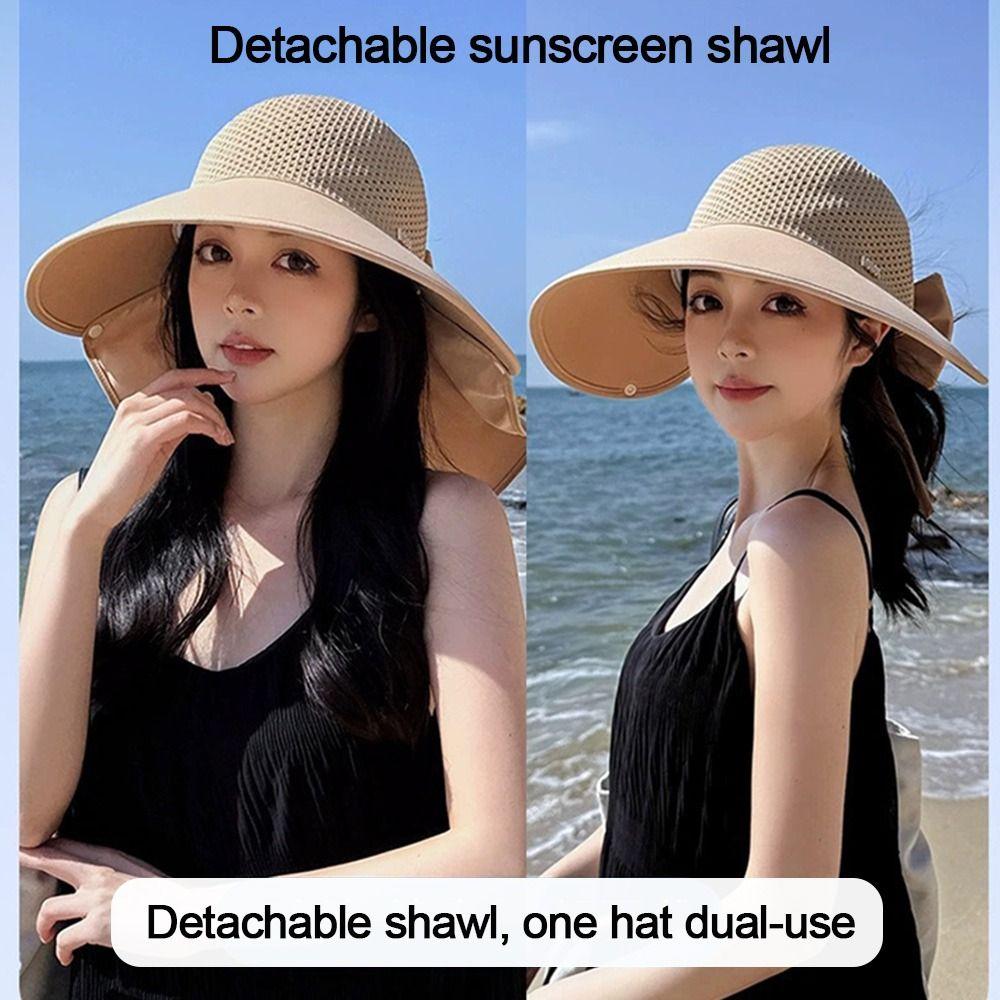 Breathable Beach Cap UV Protection Fishing Hats Summer Sun Hat for Women for Outdoor Activities
