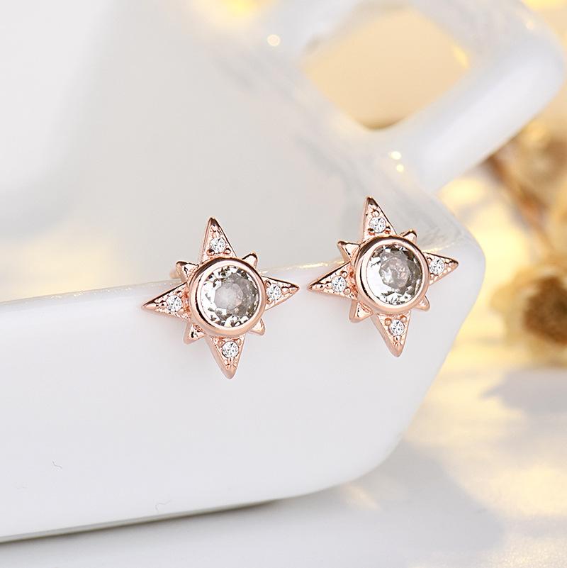 

Женские серьги Новые высококачественные серьги Солнце, Луна, Звездный Темперамент Нишевые серьги