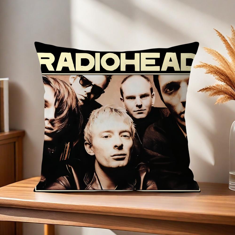Band R-Radiohead Comfortable soft Pillow Case for Sofa Living Room Home office Decor and Protective Covers