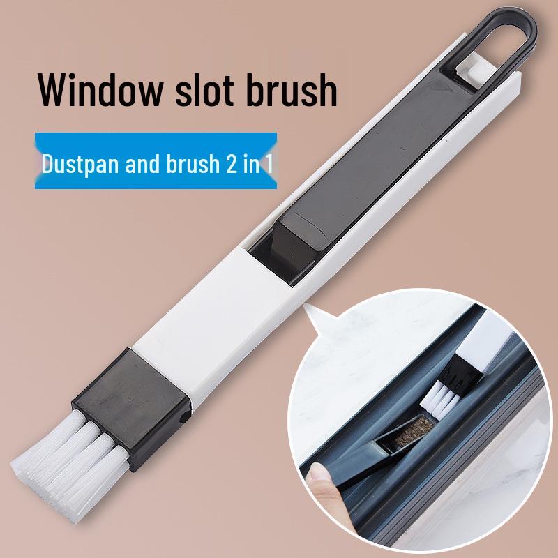 Multifunctional Groove and Gap Cleaning Brush Set for Kitchen, Bathroom, and Keyboard чёрный