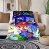 1pcSuper Mario Bros. Adventure Blanket - Soft and Comfortable for All Seasons, Perfect Gift IdeaB06052m