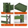 ZhiXunXing Green 4-Tier Industrial Storage Rack