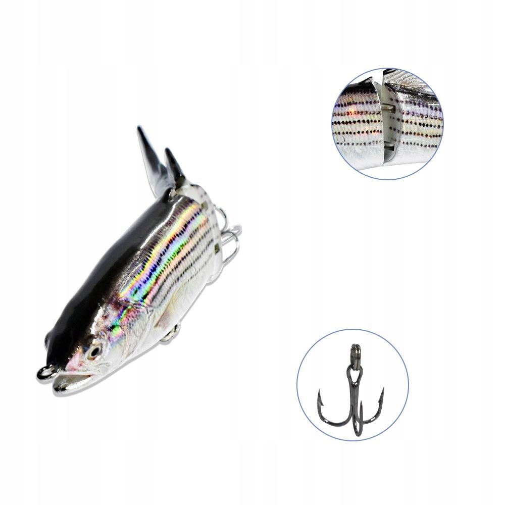 Wobbler Fishing Lure Pike Zander Catfish Imitates Roach Xxxl 68G 18.5Cm