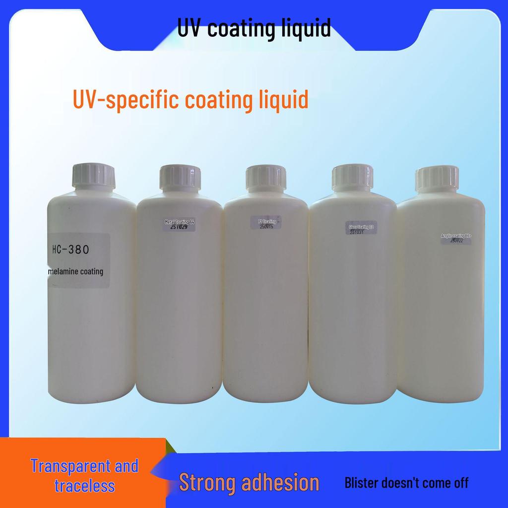 UV Acrylic Metal Coating: Transparent, Quick-Drying, Low Odor, Refillable Ink