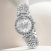 5PC Luxury Women Watch Set Fashion and Trendy With Rhinestone Butterfly Element Dial Quartz Watch Bracelet Set Perfect Gift