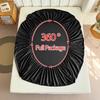 90/120/150/180/200 Fitted Bed Sheet With Elastic Band Solid Color Mattress Covers Protector Single Double King Beds Linen Becover