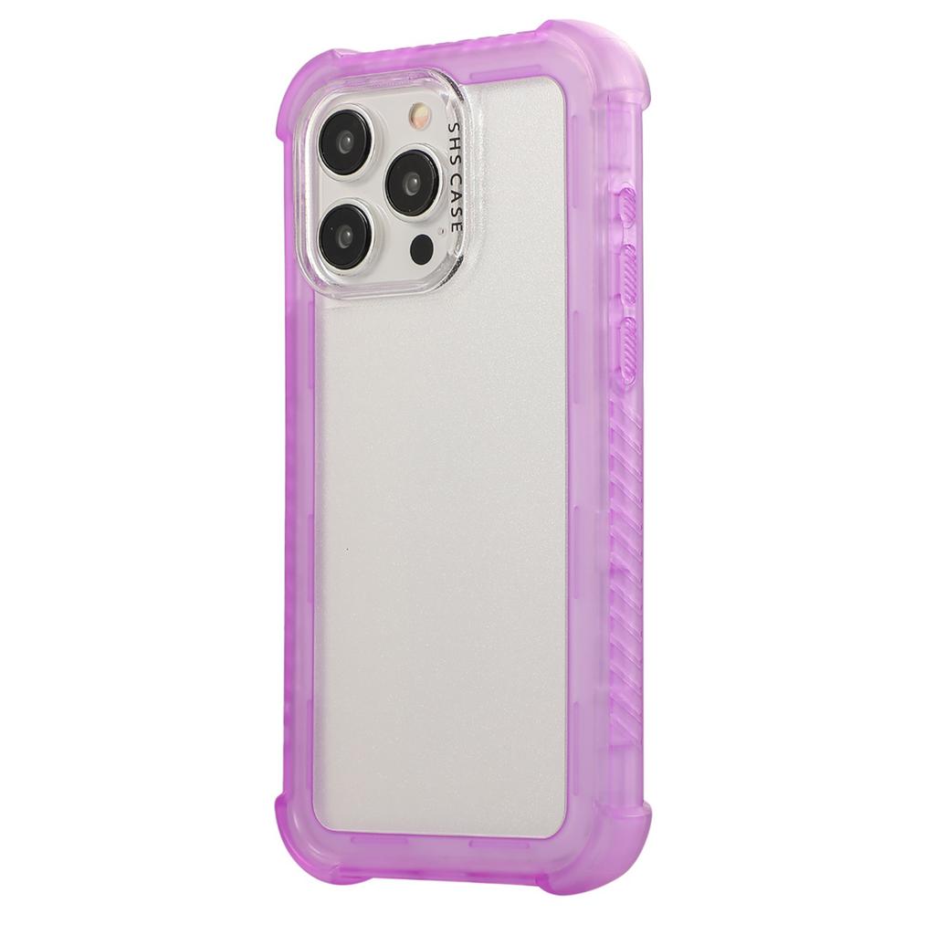For iPhone 15 Pro Case Non-Slip Side Edge TPU+PC Matte Phone Cover