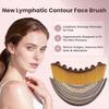 Nuovo pennello viso Lymphatic Contour per scolpire, Massaggiatore per drenaggio linfatico per il viso, Progettato ergonomicamente per adattarsi perfettamente alla pelle e alleviare Fa