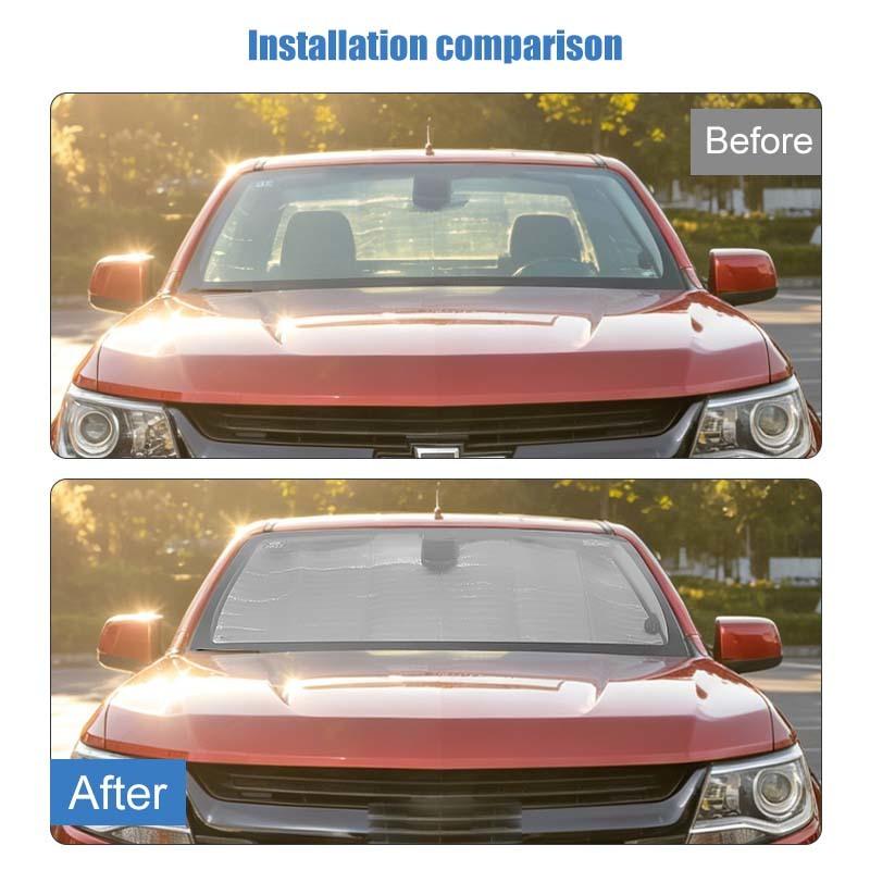 Car Front Windshield Sunshade Window Shade Foldable Sun Visor Cover Fit For Chevrolet Colorado /GMC-CANYON 2014-2022 Car Interior Accessories,1 Pcs